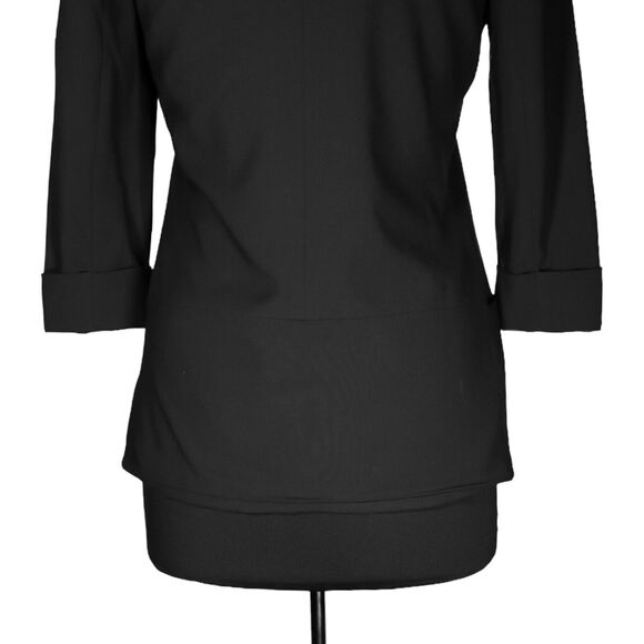 Banana Republic Women's Jacket Black Stretch Open Front Lined Blazer 4 NWT - Picture 7 of 8